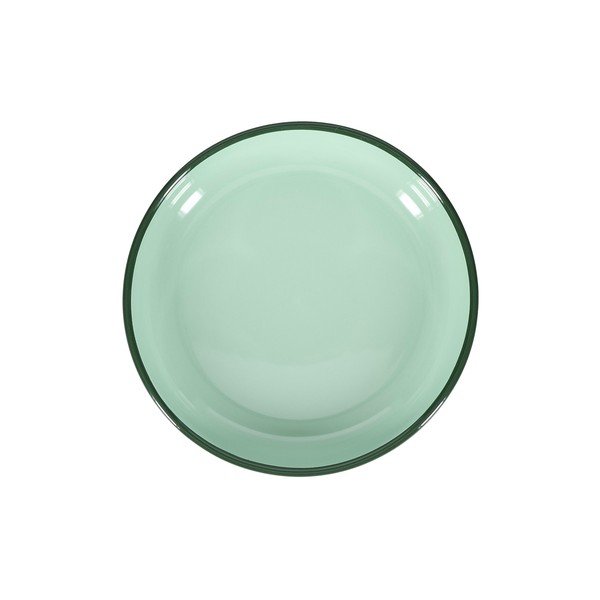Piatto fondo verde in gres ø 21 cm Duo – ONA-image-3