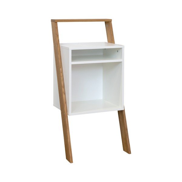 Libreria bianca in rovere 47x96 cm Memo - Tenzo-image-1