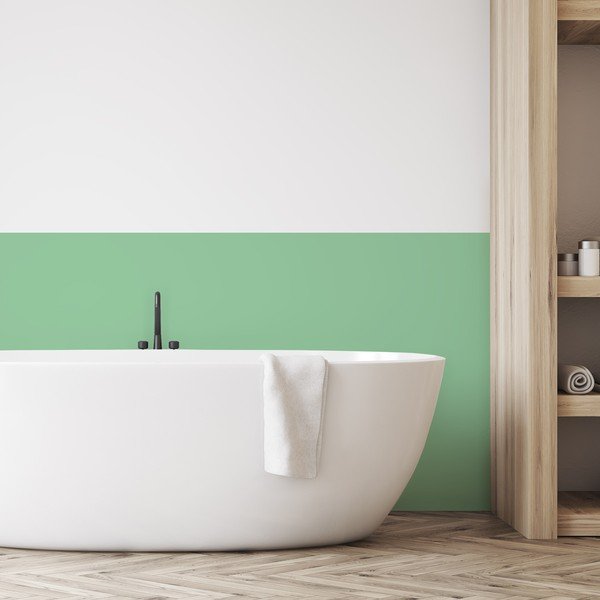 Adesivo murale 200x60 cm Mint Green - Ambiance-image-1