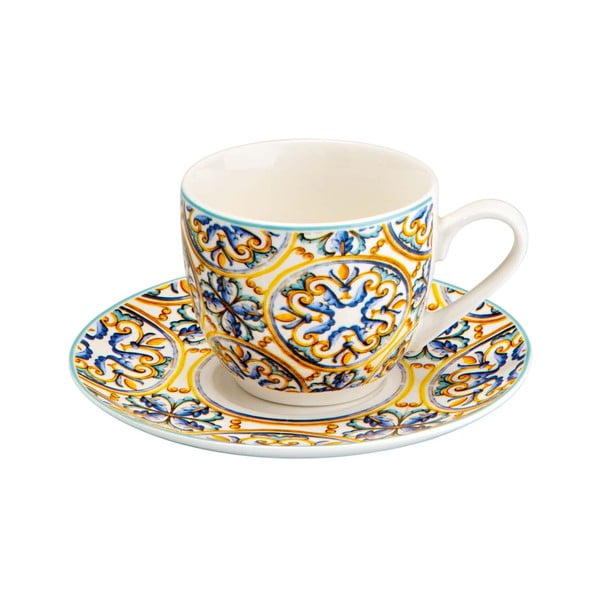 Set di 6 tazze con piattini Medicea - Brandani-image-4