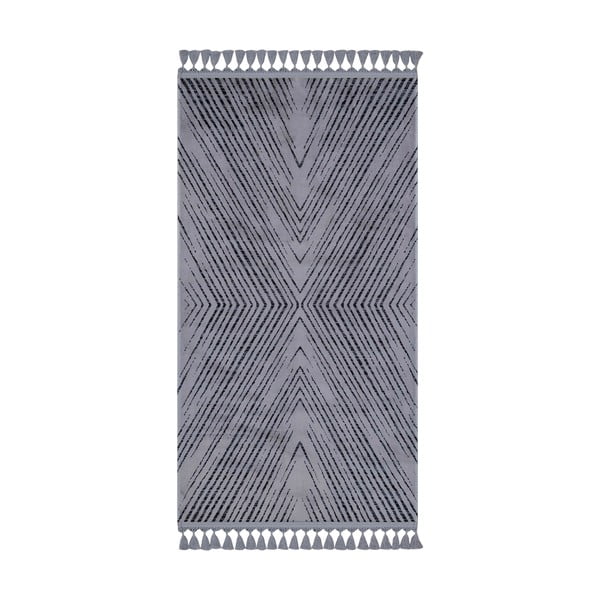 Tappeto lavabile grigio 230x160 cm - Vitaus