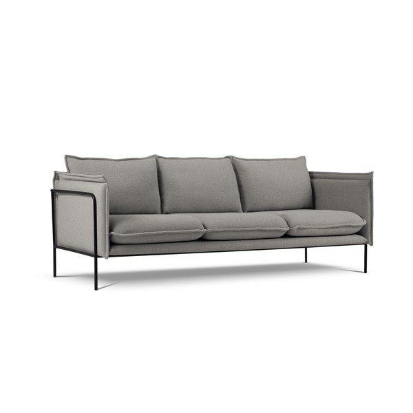 Divano grigio , 218 cm Andrea - Interieurs 86-image-1
