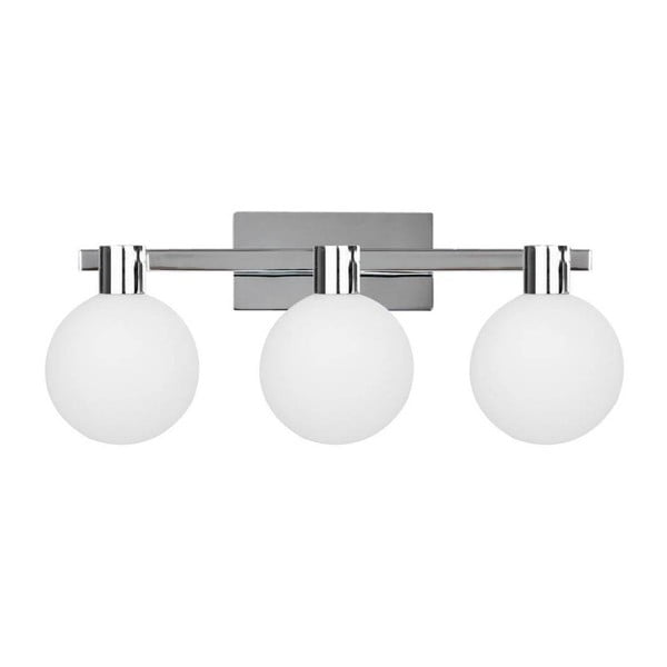 Lampada da soffitto in argento con paralume in vetro 15x58 cm Maldus - Candellux Lighting