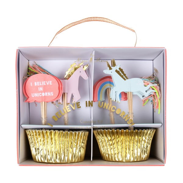 Cupcake di carta in set da 24 I Believe In Unicorns - Meri Meri