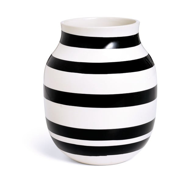 Vaso in ceramica bianco/nero Omaggio - Kähler Design