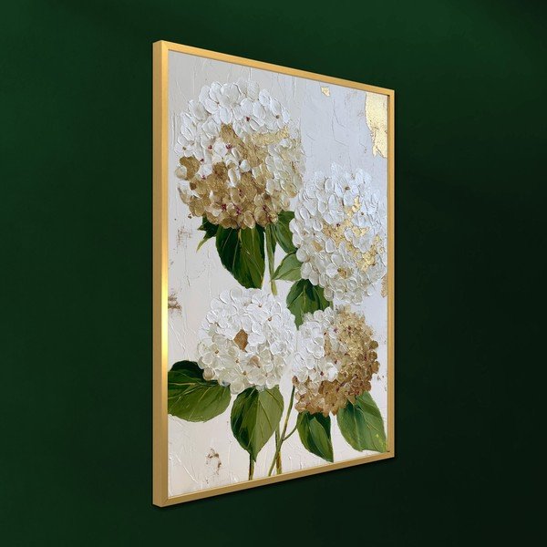 Dipinto stampato con cornice inclusa 60x90 cm Hydrangea – Styler-image-3