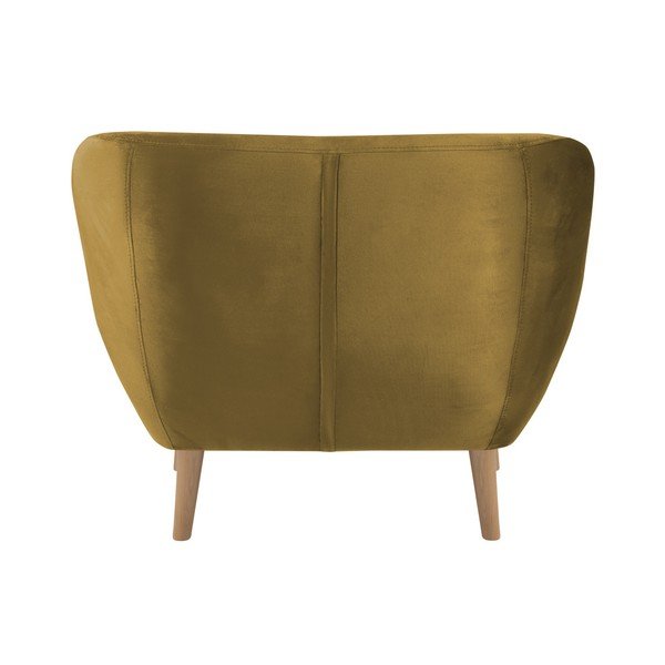 Poltrona Amelie giallo senape - Mazzini Sofas-image-3