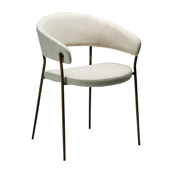 Sedia da pranzo beige con braccioli Reboot – DAN-FORM Denmark