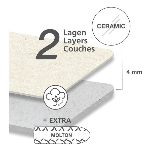 Coperchio in cotone blu per asse da stiro XL Ceramic - Wenko-image-2