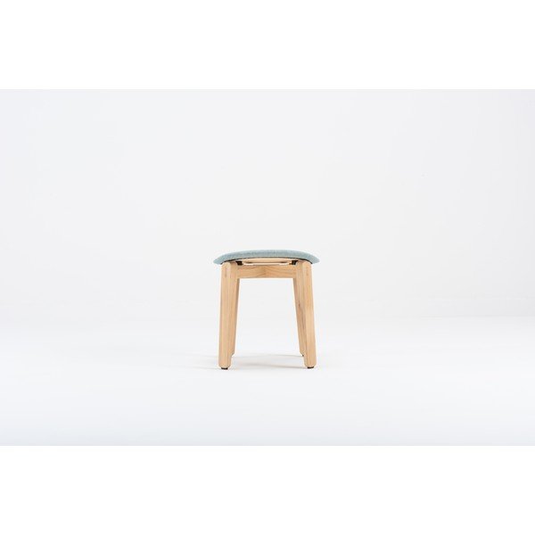 Pouf in rovere blu Nora - Gazzda-image-2