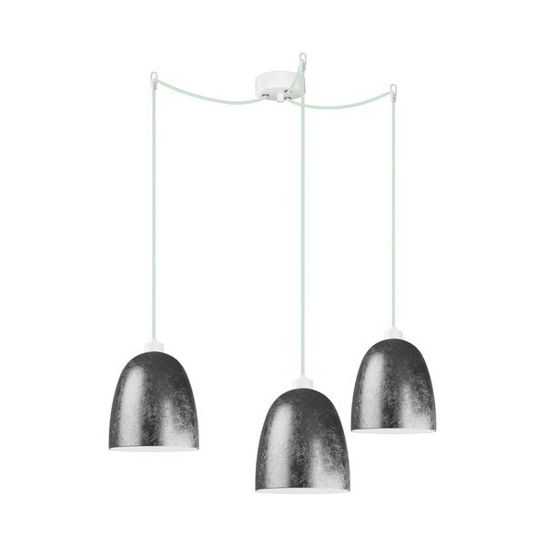 Trojité světlo AWA Elementary silver/light blue/white