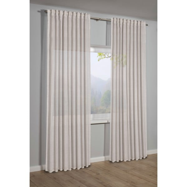 Tenda beige 135x245 cm Etamine – Sehlbach-image-1
