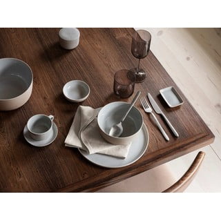 Tovagliolo di lino bianco crema, 42 x 42 cm Lineo - Blomus