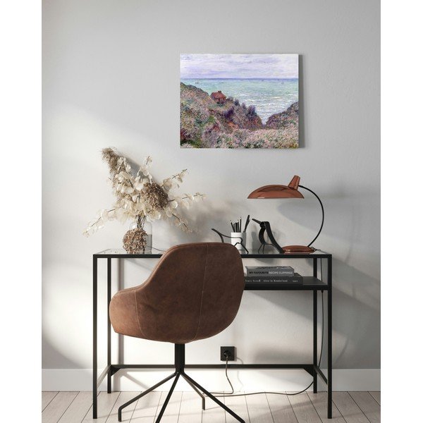 Riproduzione di un dipinto , 50 x 40 cm Claude Monet - Cabin of the Customs Watch - Fedkolor-image-1