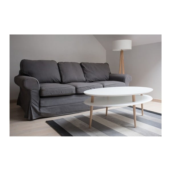 Tavolino bianco OVO Ovo - Ragaba-image-1