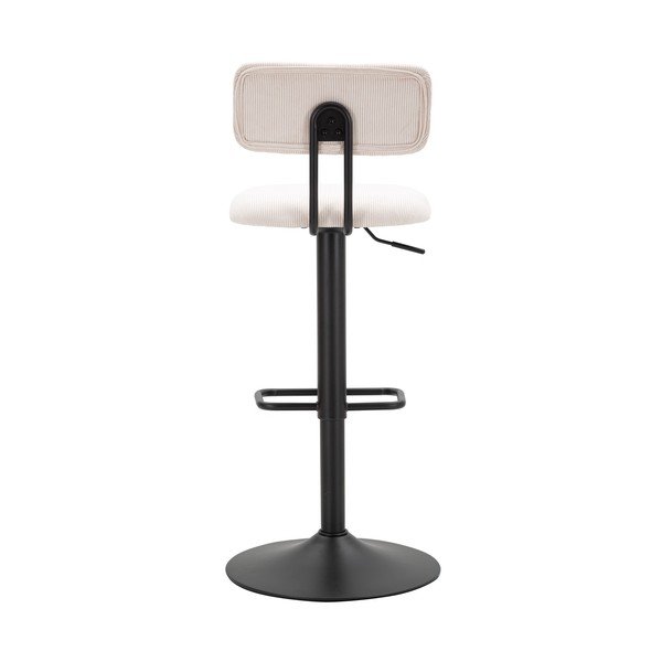 Sgabello da bar bianco-nero con altezza regolabile (altezza seduta 61 cm) Tina - Mauro Ferretti-image-3