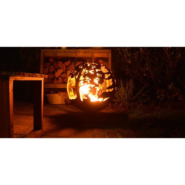 Caminetto in acciaio Forest - Esschert Design-image-1