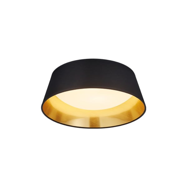 Plafoniera LED nera, diametro 34 cm Ponts - Reality