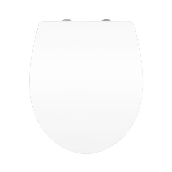 Sedile del wc bianco con chiusura facilitata Classic, 45 x 38,8 cm - Wenko-image-1