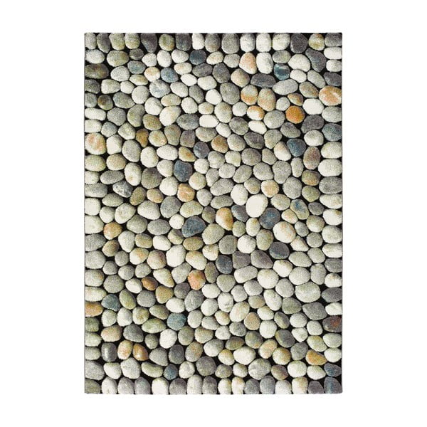 Tappeto grigio Sandra Stones, 80 x 150 cm - Universal