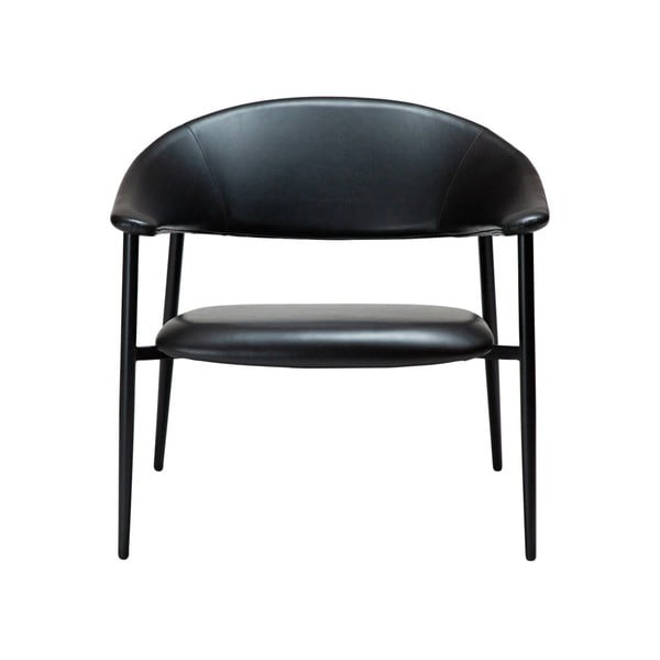 Poltrona in similpelle nera Rover - DAN-FORM Denmark-image-3