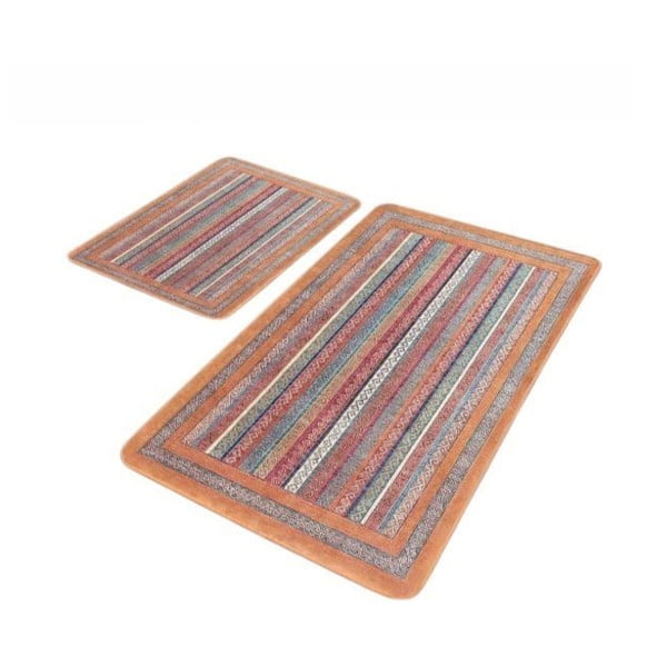 Set di tappetini per il bagno in velluto 2 pz 60x100 cm – Mila Home