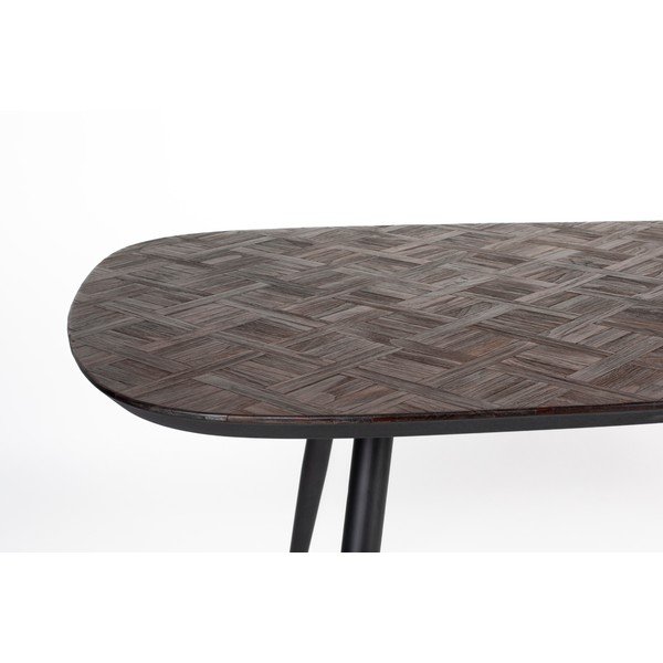 Tavolo da pranzo in teak massiccio 90x180 cm Webster – White Label-image-3