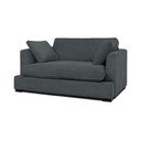 Poltrona grigia con rivestimento in velluto a coste Mobby – Scandic