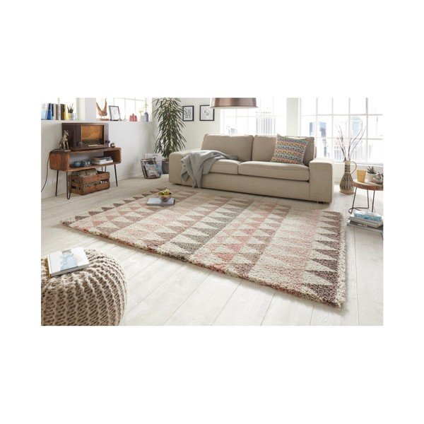 Tappeto crema e rosa Allure Rose, 200 x 290 cm - Mint Rugs-image-2