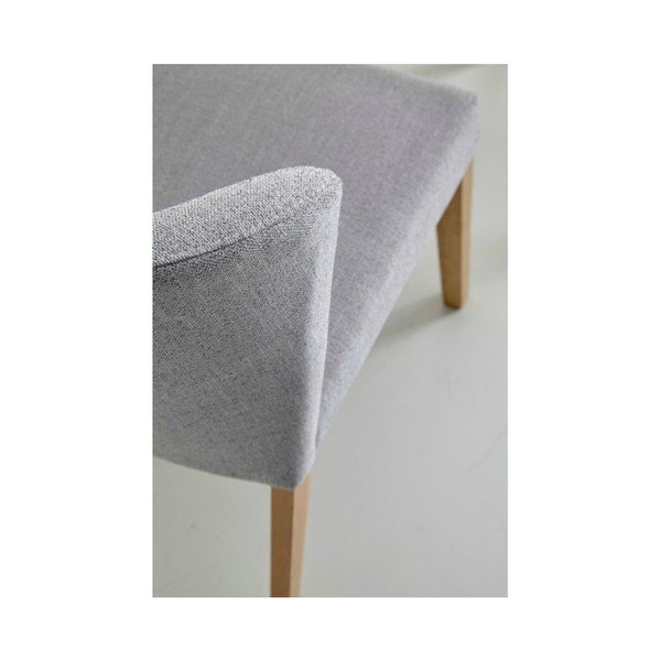 Set di 2 sedie da pranzo grigio chiaro Alina - sømcasa-image-2