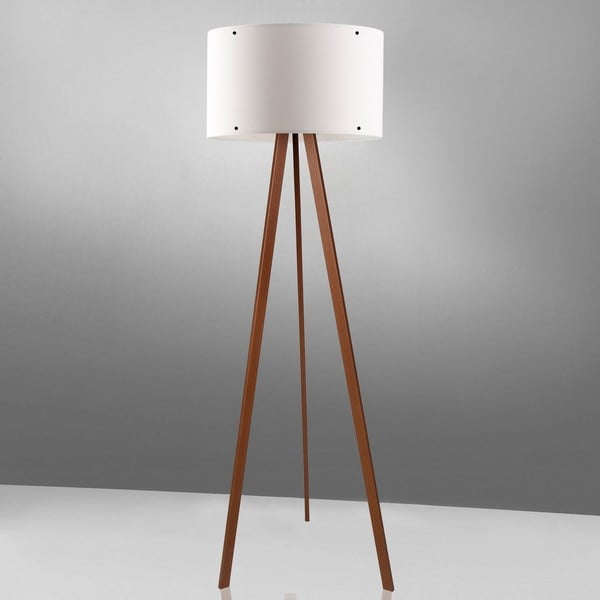 Lampada da terra bianca semplice - Unknown-image-1