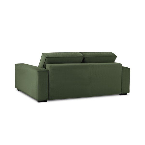 Divano letto in velluto a coste verde Azalea - Mazzini Sofas-image-4