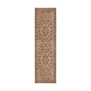 Passatoia di colore naturale in misto iuta tessuta a mano 60x230 cm Celine Jute Global – Flair Rugs