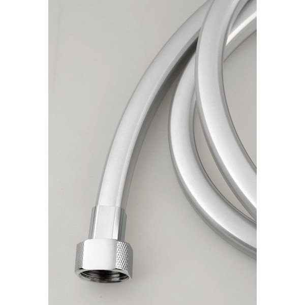 Tubo doccia in plastica argento Quadroflex - Sapho-image-2