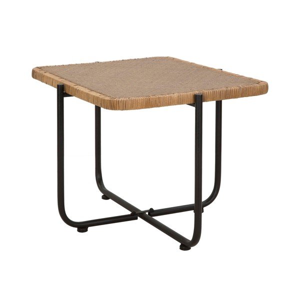 Tavolino da salotto nero/di colore naturale in rattan 55x75 cm Cebu – Mauro Ferretti-image-2