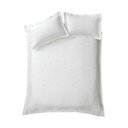 Biancheria da letto bianca in cotone per letto matrimoniale 200x200 cm Lottie Floral Embroidery – Bianca