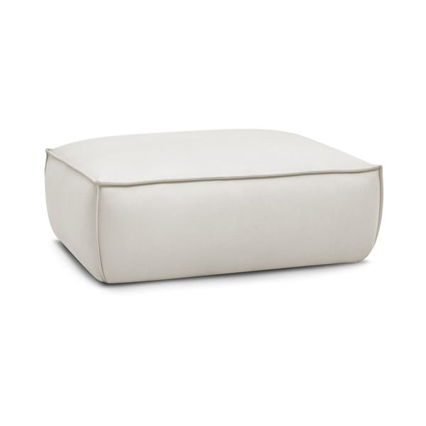 Poggiapiedi in similpelle beige Boheme - Bobochic Paris-image-4