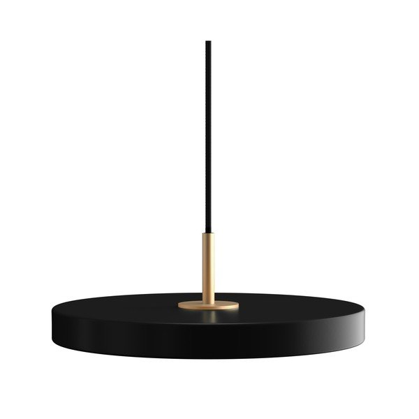 Apparecchio a sospensione dimmerabile a LED nero con paralume in metallo ø 31 cm Asteria Plus Mini - UMAGE