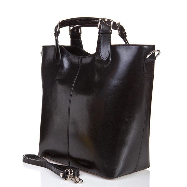 Borsa in pelle nera Valeria - Massimo Castelli-image-3