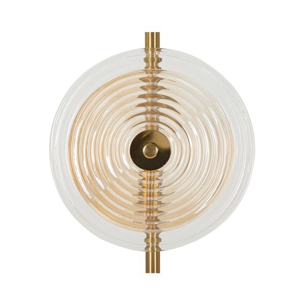 Lampada da terra dorata con paralume in vetro (altezza totale 170 cm) Venice – Mauro Ferretti-image-4