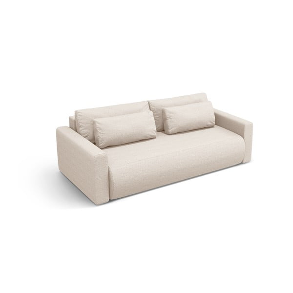 Divano beige allungabile con contenitore 238 cm Belfast – Cosmopolitan Design-image-4