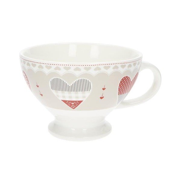 Hrnek z kostního porcelánu Brandani Happy Days, 400 ml