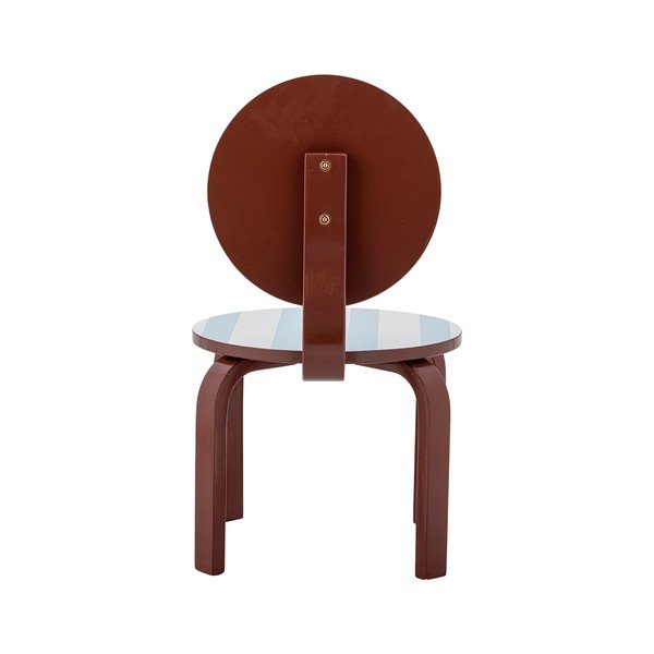 Sedia per bambini burgundy/azzurra Liova – Bloomingville Mini-image-4