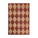Passatoia color terracotta in misto iuta tessuta a mano 60x230 cm Effie Diamond – Flair Rugs