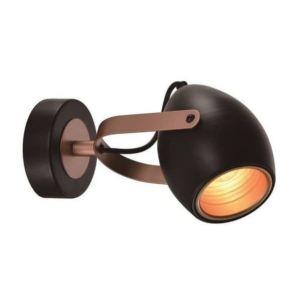 Lampada da parete in metallo nero Anica - Candellux Lighting