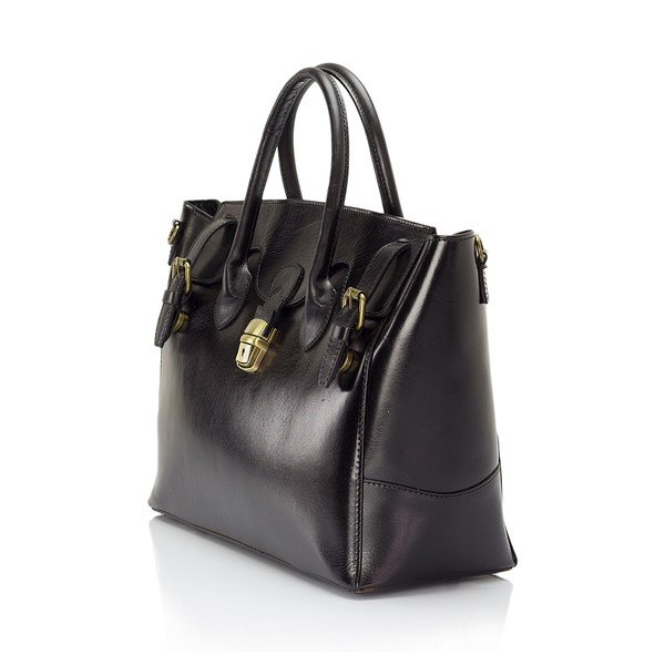 Borsa in pelle nera Pomona - Lisa Minardi-image-3