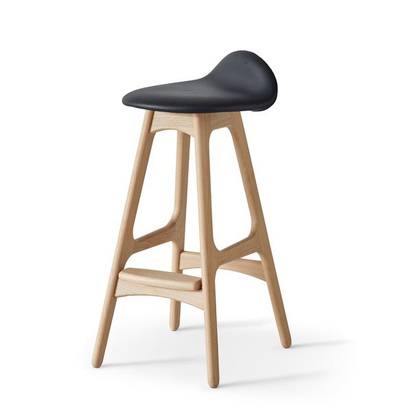 sgabello girevole in pelle 79 cm Buck - Hammel Furniture-image-4