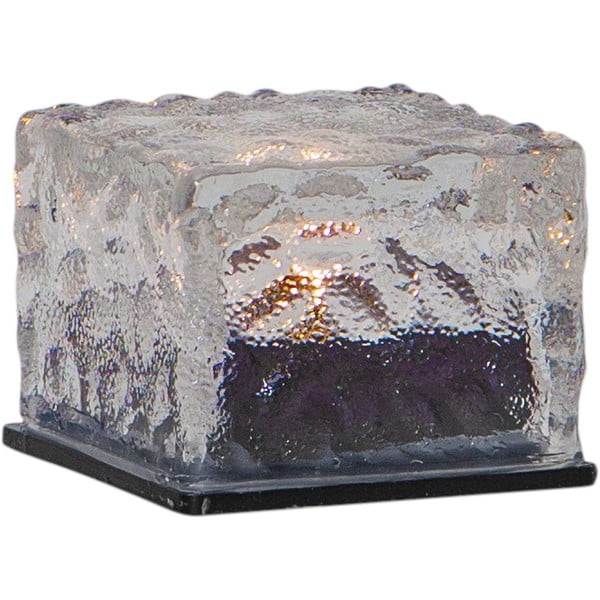 Candele a LED in set con alimentazione a pannelli solari da esterno 3 pz (altezza totale 5,5 cm) Icecube – Star Trading-image-3