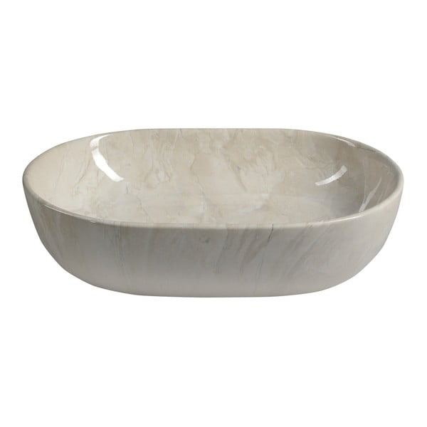 Lavabo beige in ceramica 59x42 cm Dalma – Sapho-image-2