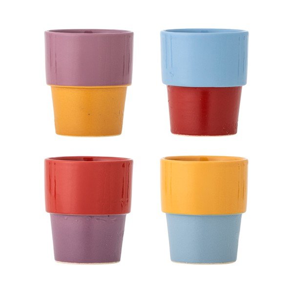 Tazzine in set per cappuccino in gres 4 pz 150 ml Ewan – Bloomingville